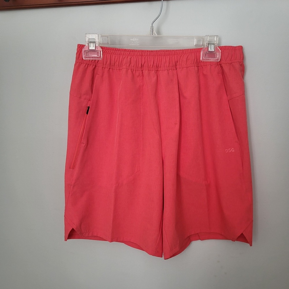 DSG 8" Inseam Small 50+ UV Agility Shorts Coral Athletic Fit Shorts Men‎ Pockets